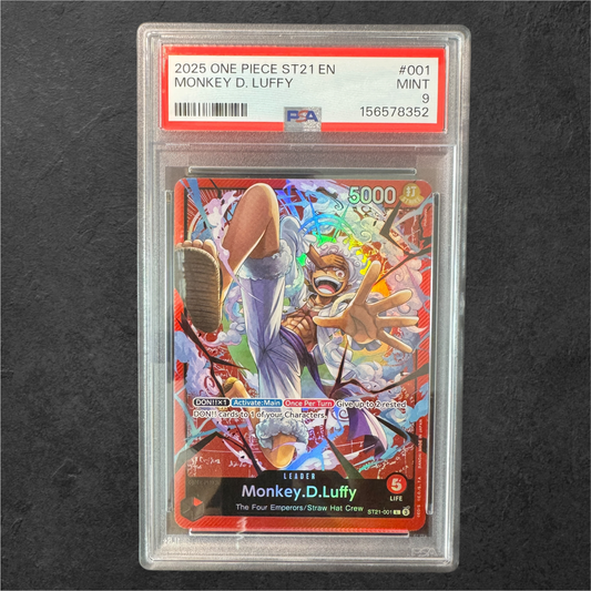 Monkey.D.Luffy | #ST21-001 | PSA 9 | TS-02 | English