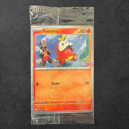 Fuecoco Stamp | #192 | Sealed | Horizons Promo | English | 2024