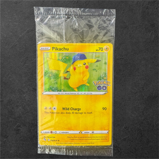 Pikachu Pokémon GO Stamp | #028 | Sealed | Promo | English | 2022