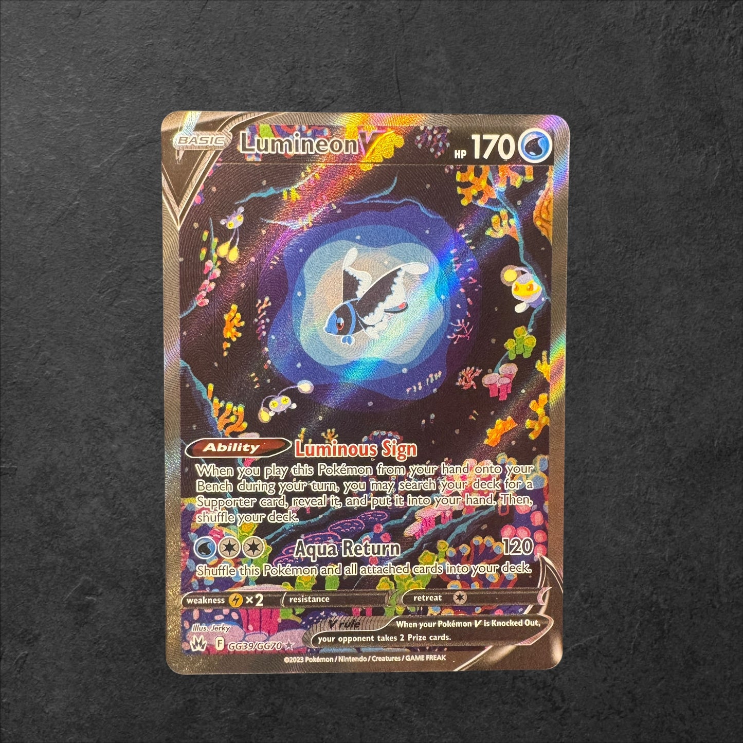 Lumineon V | #GG39 | NM | Crown Zenith | English | 2023