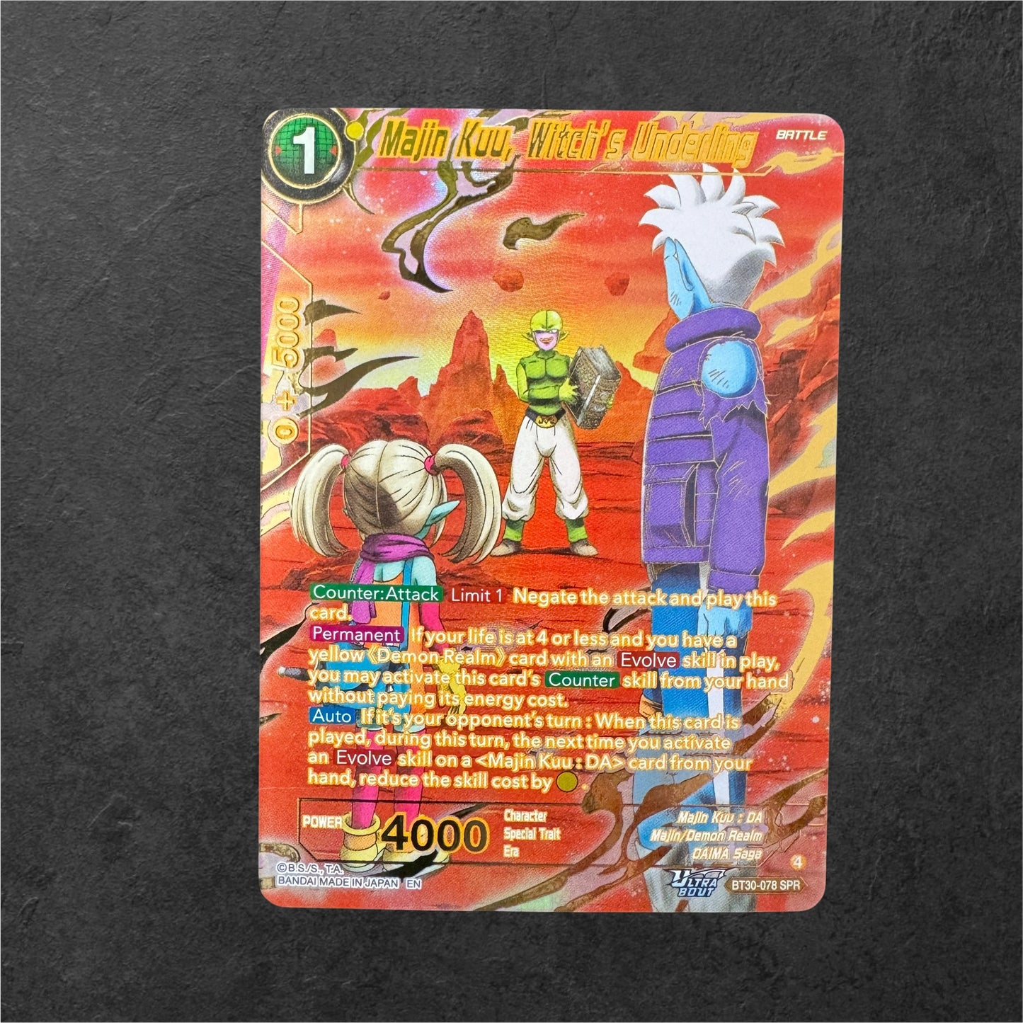 Majin Kuu, Witch's Underling | #BT30-078 | SPR | BT30