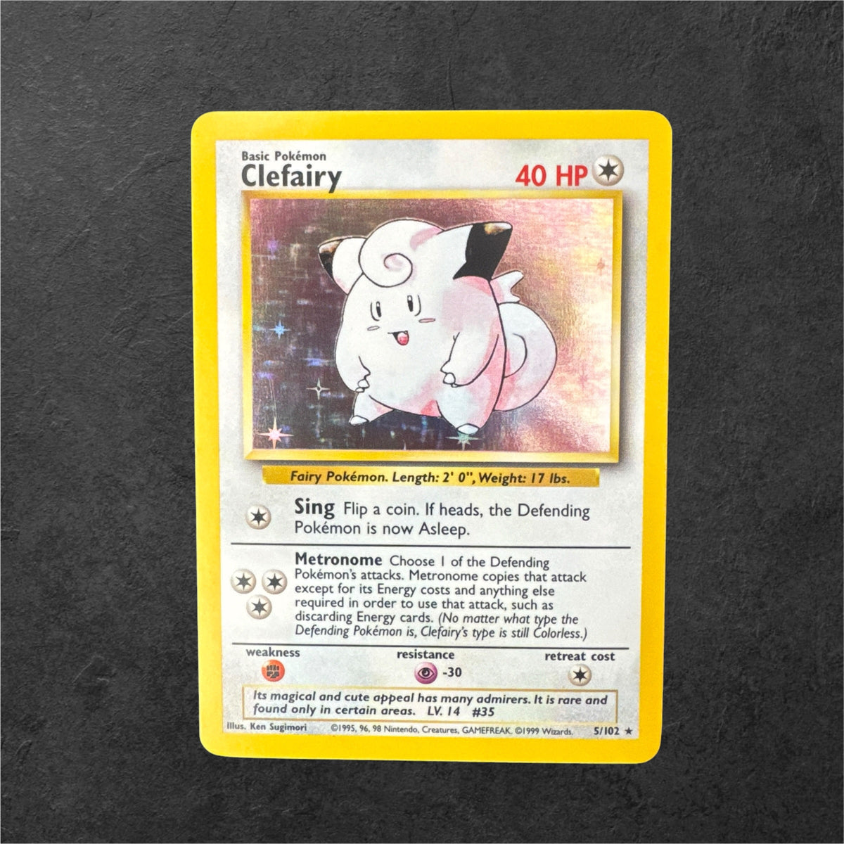 Clefairy | #5 | NM | Base Set | English | 1999