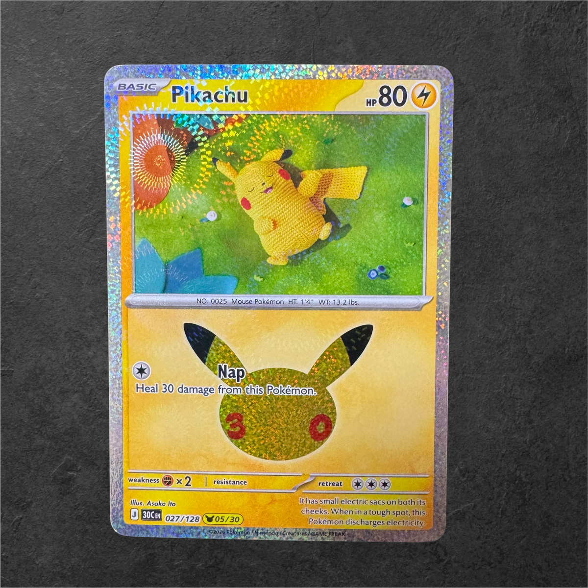 30th Celebrations Pikachu, ex and promos - Choose your card