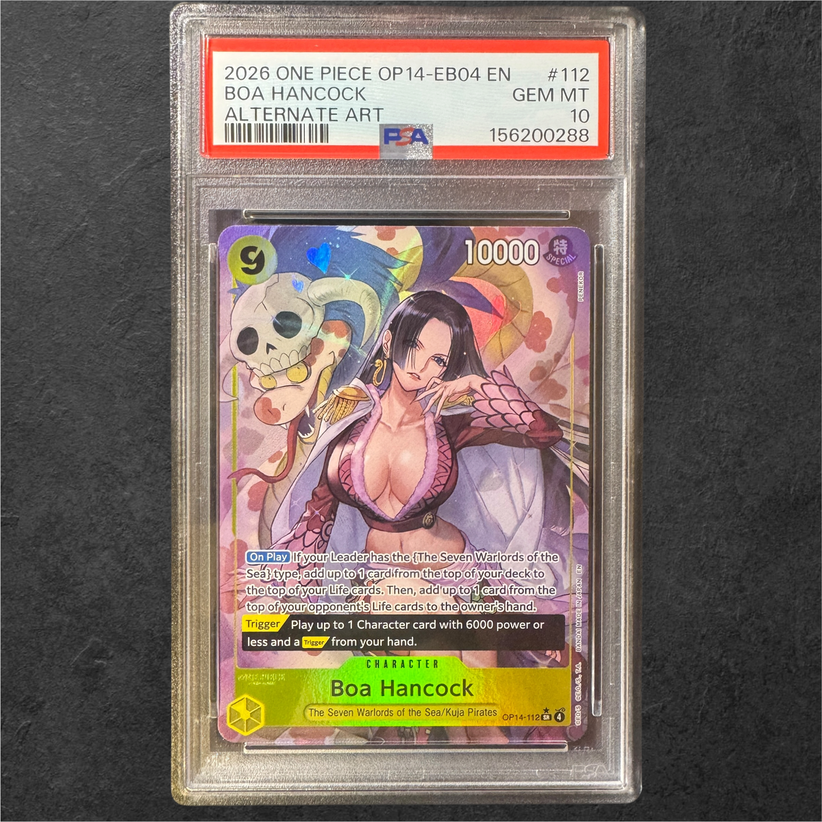 Boa Hancock | #OP14-112 | PSA 10 | OP14 | English