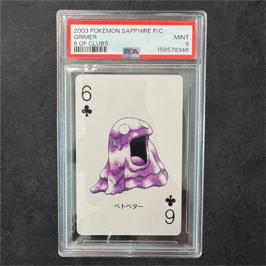Grimer | PSA 9 | Sapphire Playing Cards | Japanese | 2003