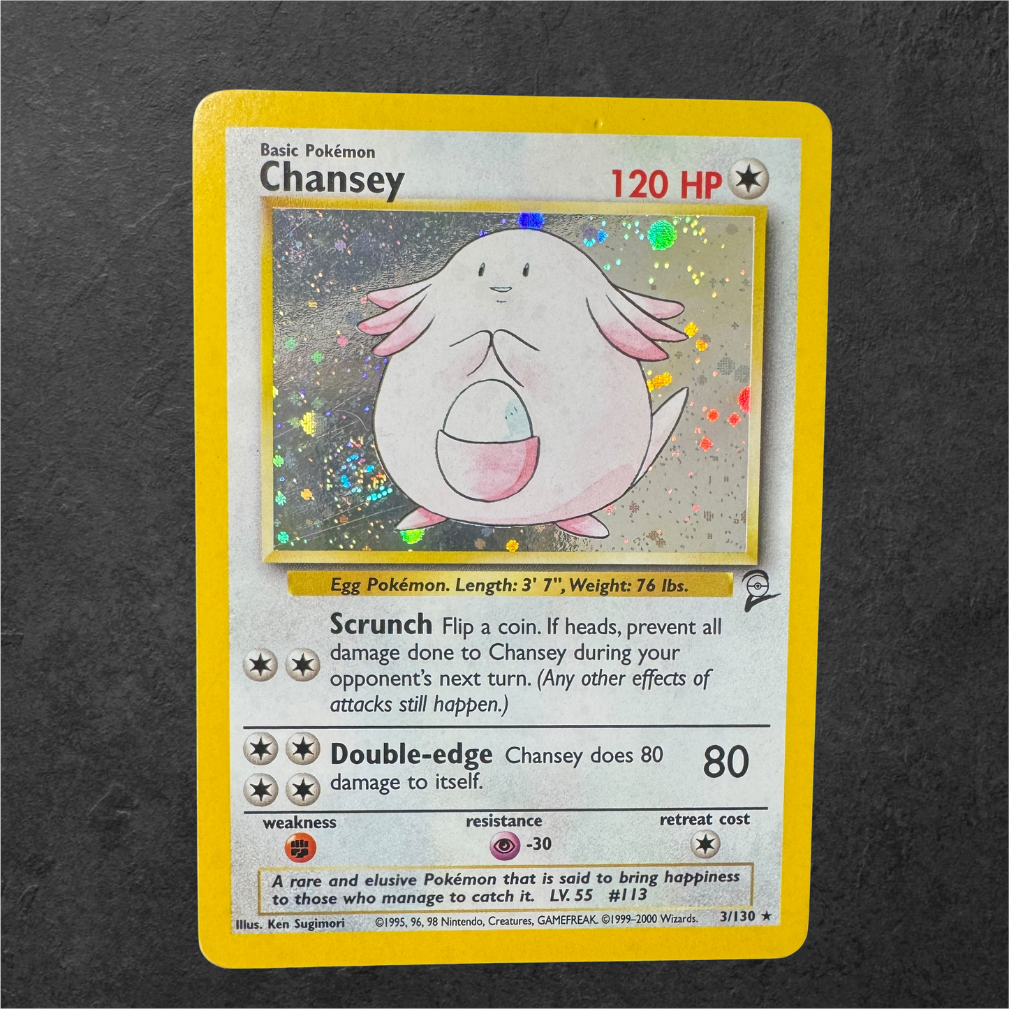 Chansey | #3 | MP | Base Set 2 | English | 2000