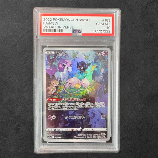 Mew | #183 | PSA 10 | VSTAR Universe | Japanese | 2022
