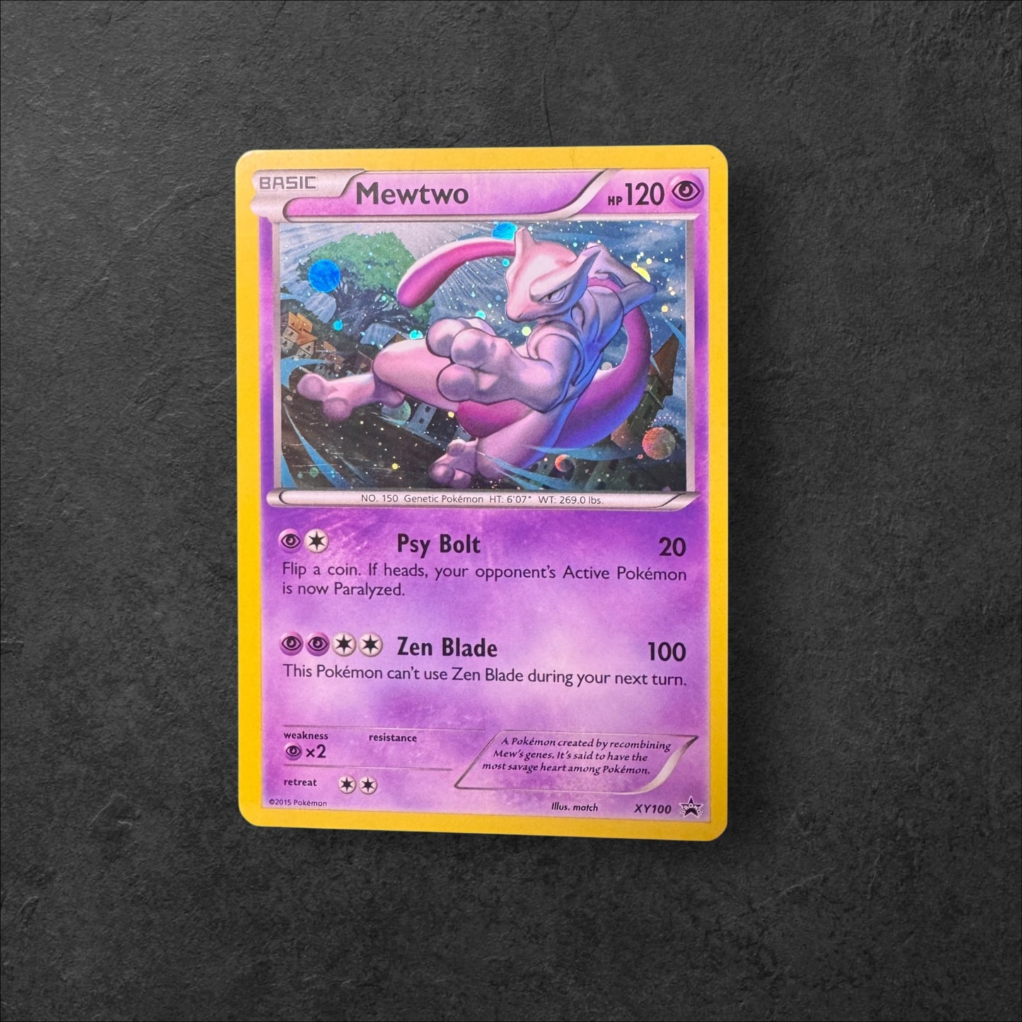 Mewtwo | #XY100 | NM | Promo | English | 2015