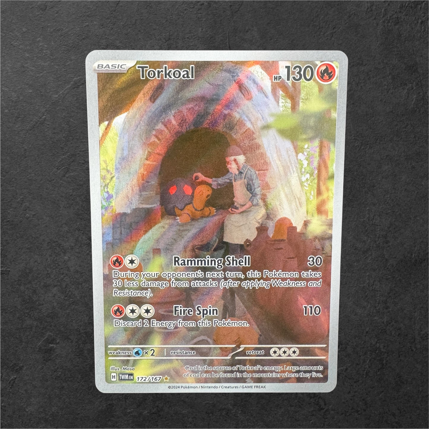 Torkoal | #172 | NM | Twilight Masquerade | English | 2024
