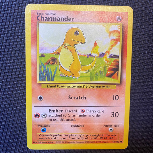 Charmander | #44 | LP | Base Set | ENG | 1999