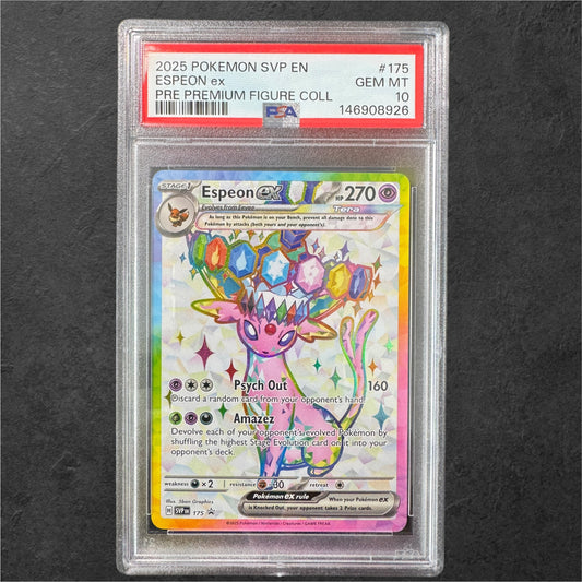 Espeon ex | #175 | PSA 10 | Prismatic Figure Collection | English