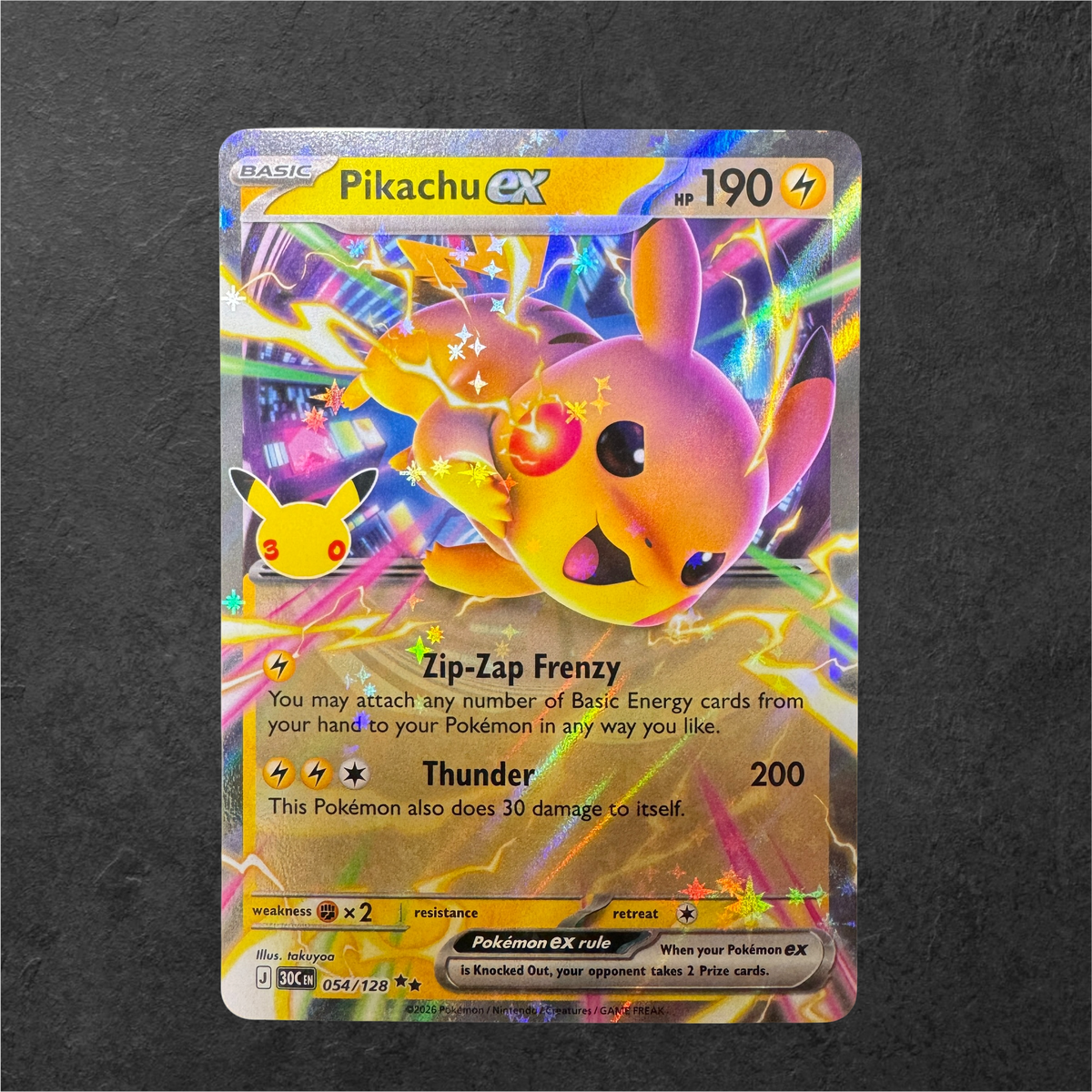 30th Celebrations Pikachu, ex and promos - Choose your card