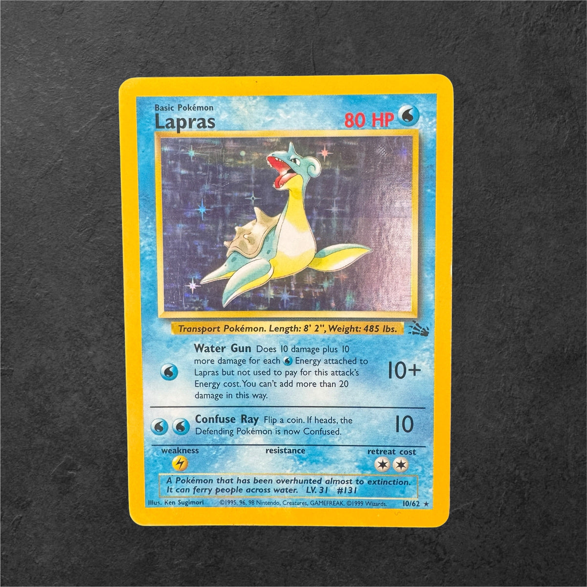 Lapras | #10 | HP | Fossil | English | 1999