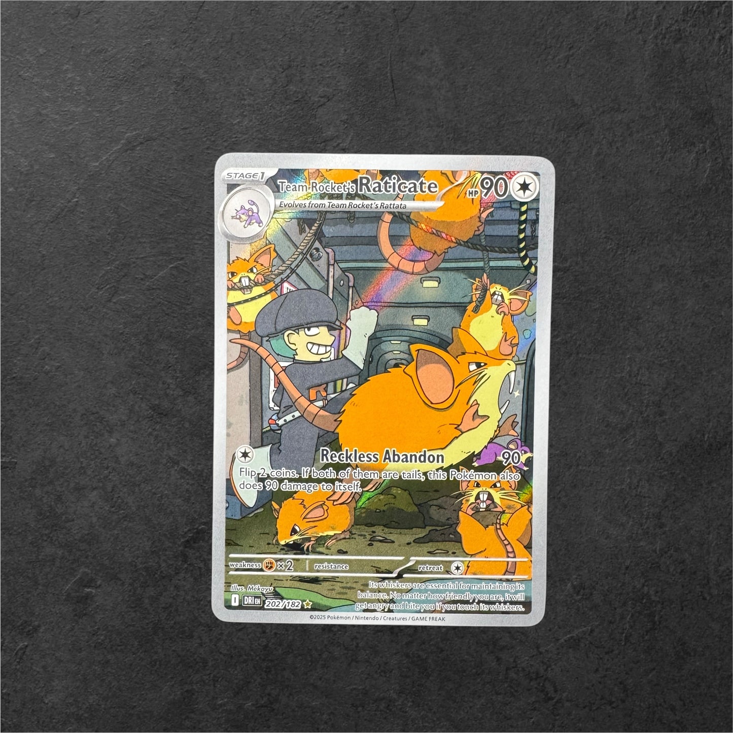 Team Rocket's Raticate | #202 | NM | Destined Rivals | English | 2025