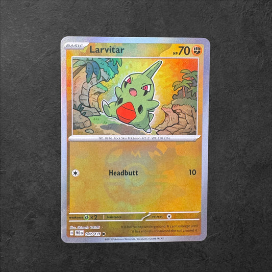 Larvitar Masterball | #047 | NM | Prismatic Evolutions | English | 2025