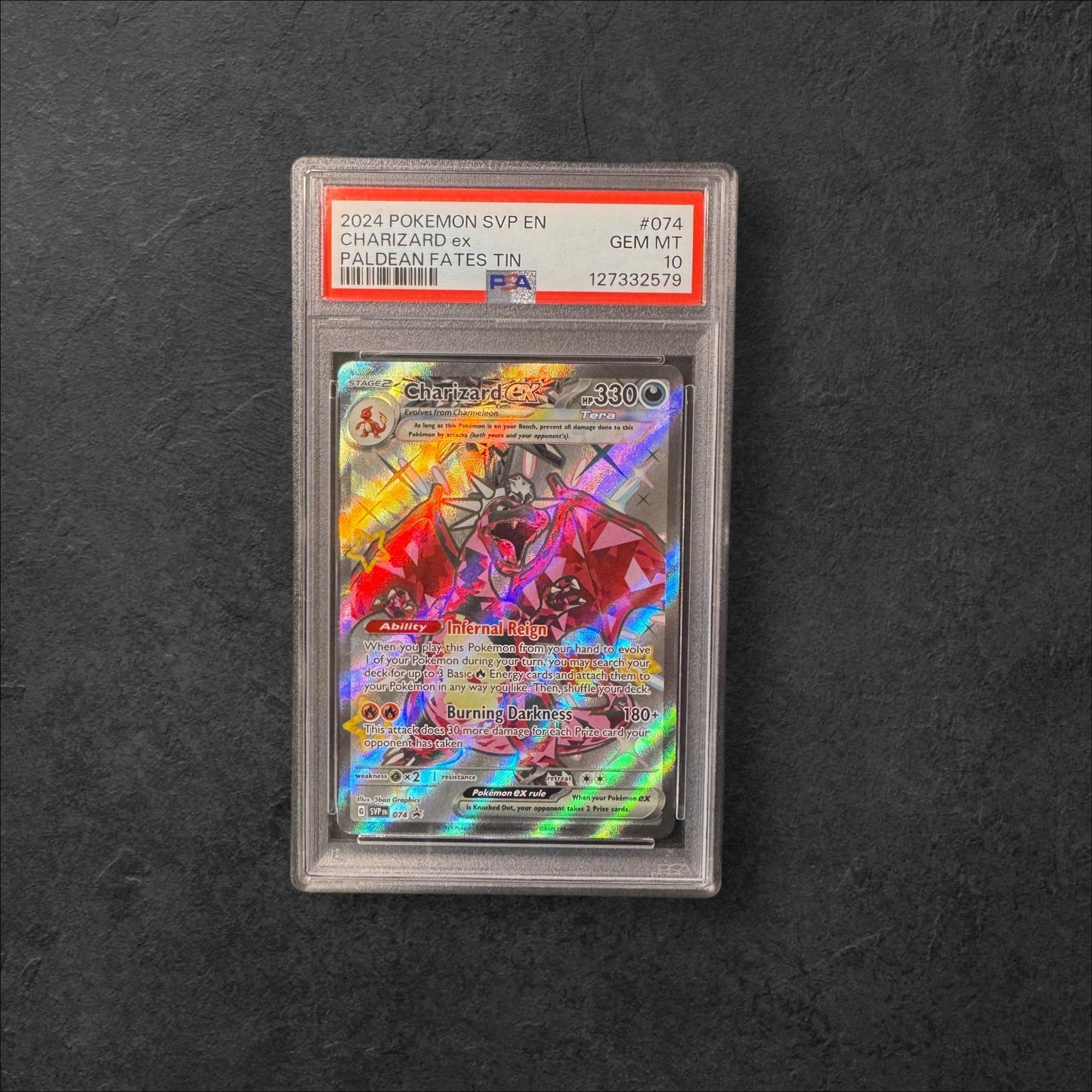 Charizard ex | #074 | PSA 10 | Paldean Fates Promo | English