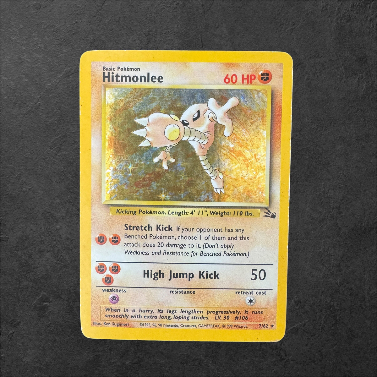 Hitmonlee | #9 | HP | Fossil | English | 1999