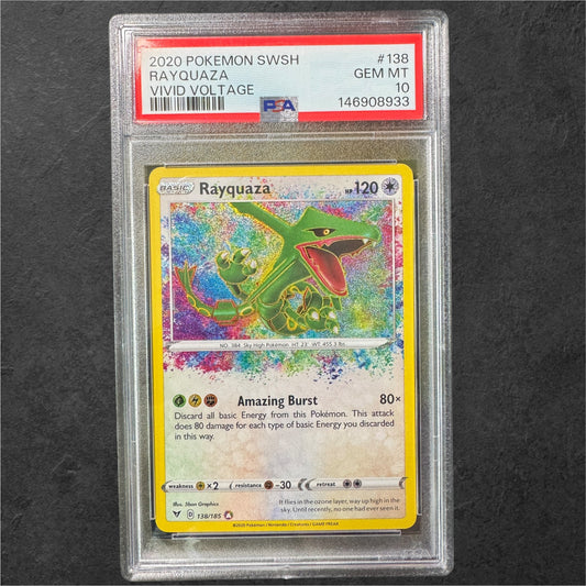 Rayquaza | #138 | PSA 10 | Vivid Voltage | English
