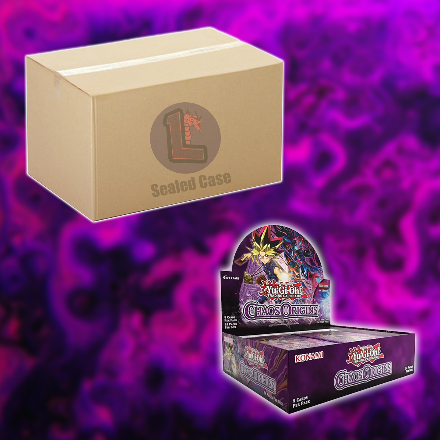 Yu-Gi-Oh! - Chaos Origins 1st Edition Booster Box SEALED CASE of 12
