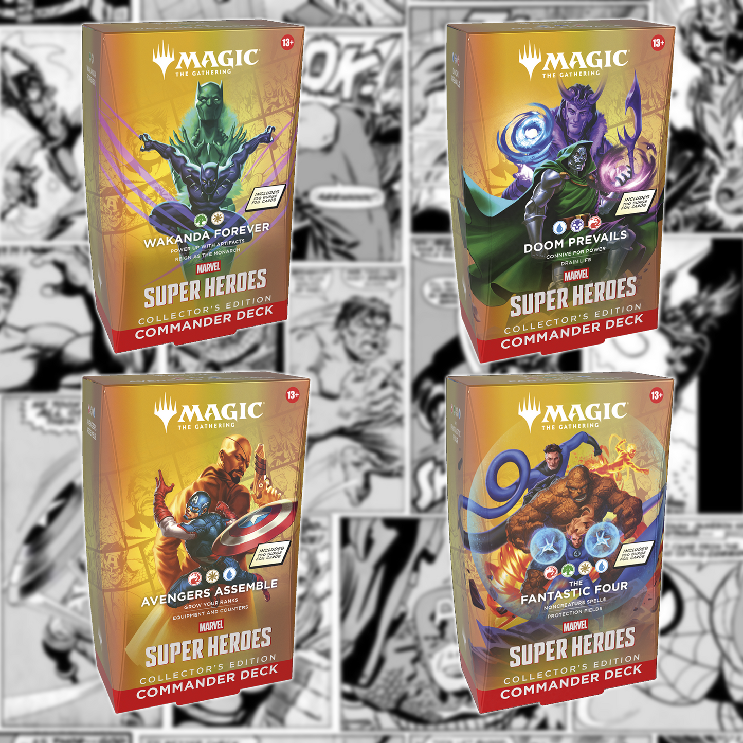Magic the Gathering: Marvel Super Heroes Collector Commander Decks