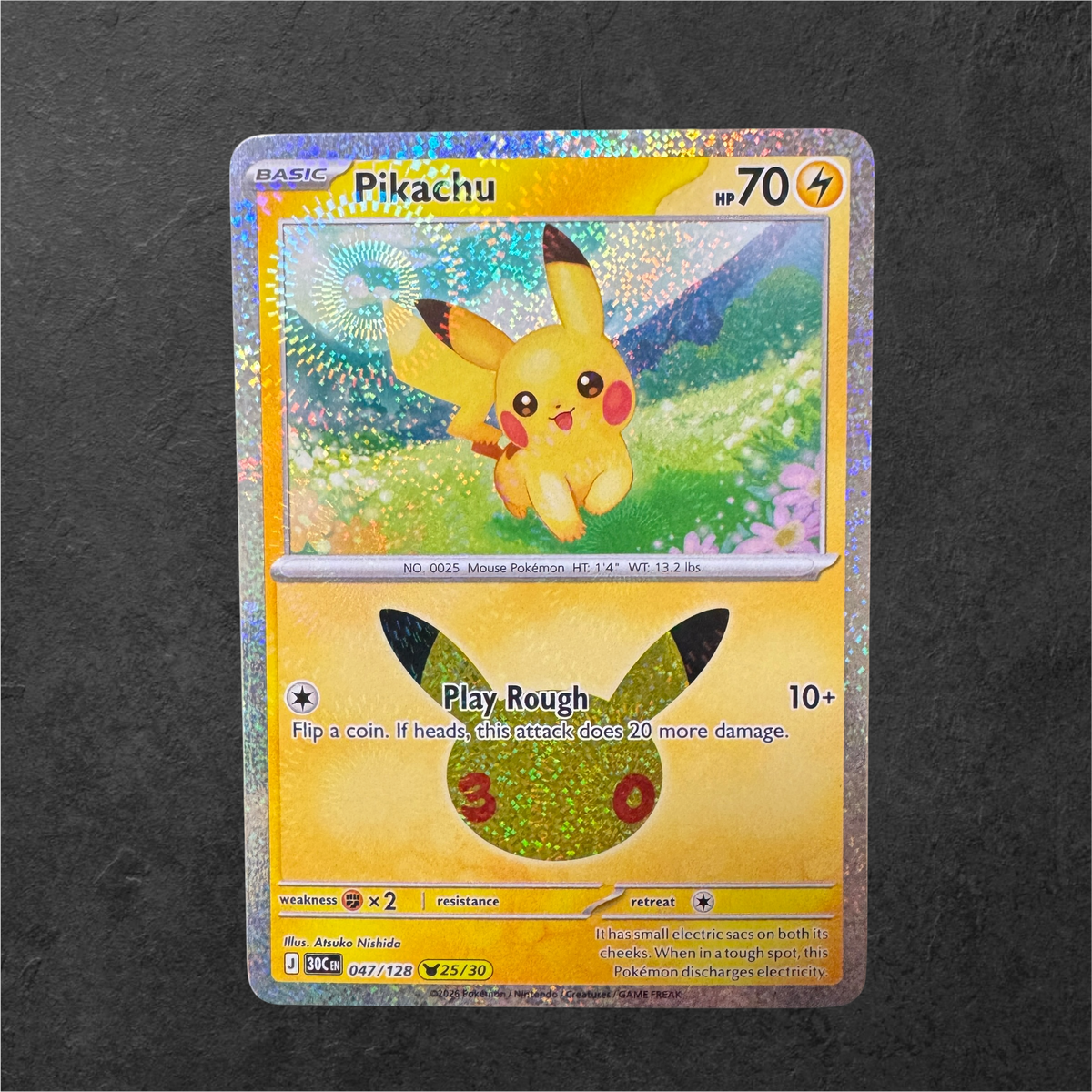 30th Celebrations Pikachu, ex and promos - Choose your card