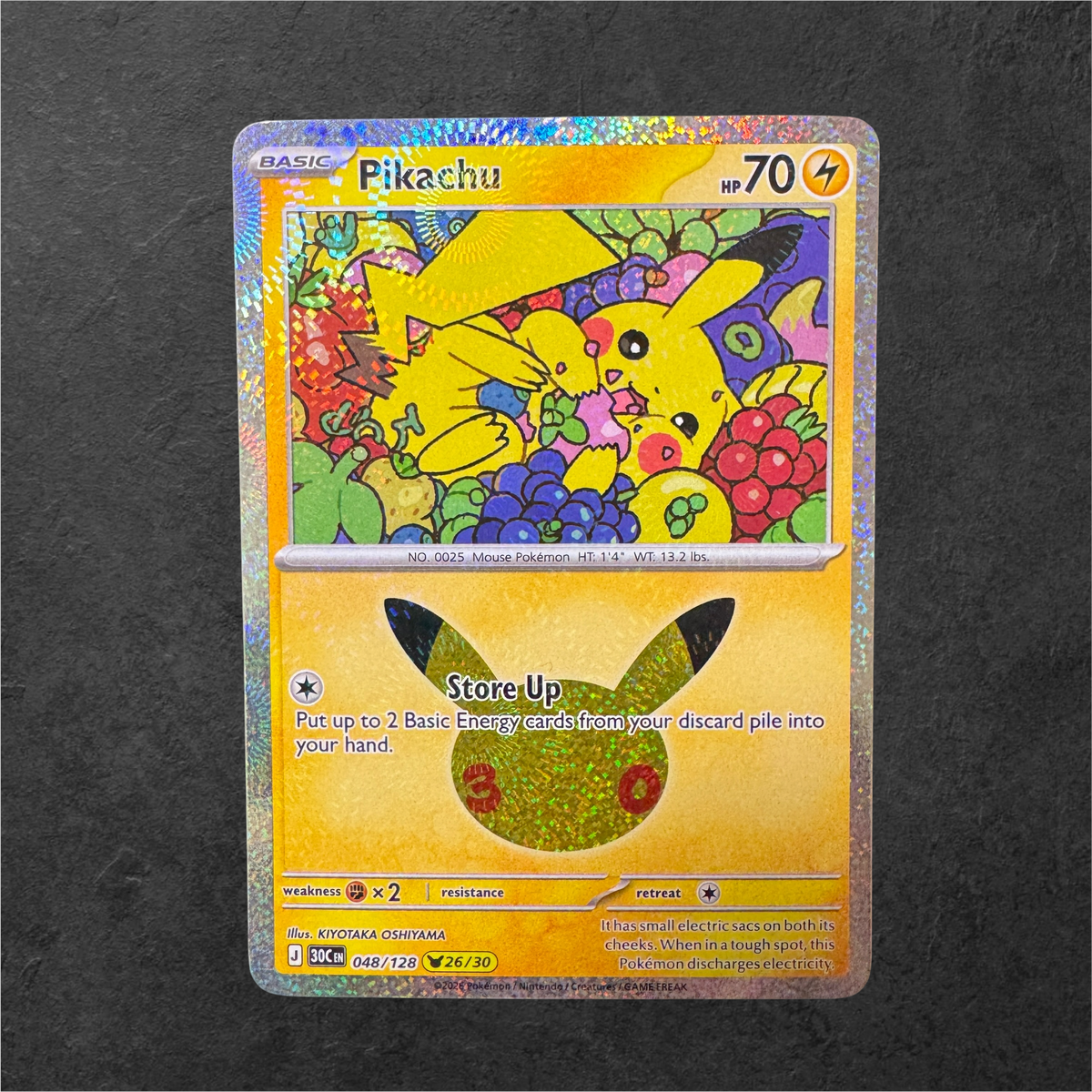 30th Celebrations Pikachu, ex and promos - Choose your card