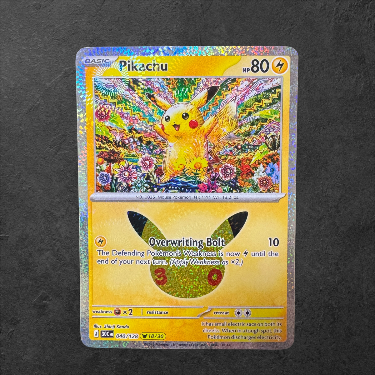 30th Celebrations Pikachu, ex and promos - Choose your card