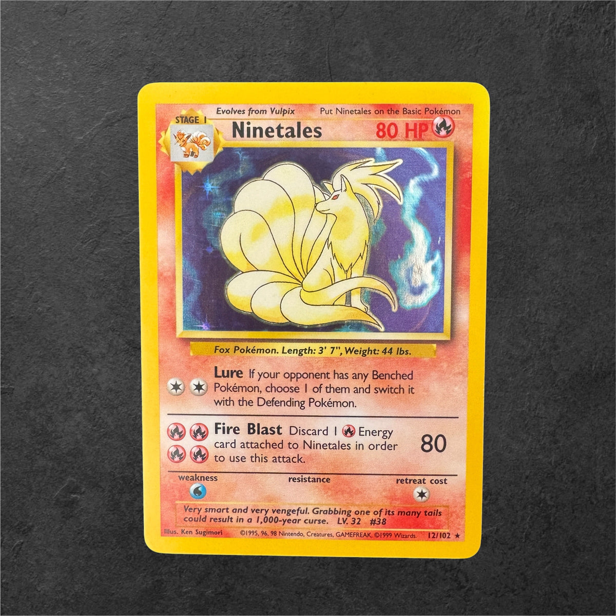 Ninetales | #12 | NM | Base Set | English | 1999