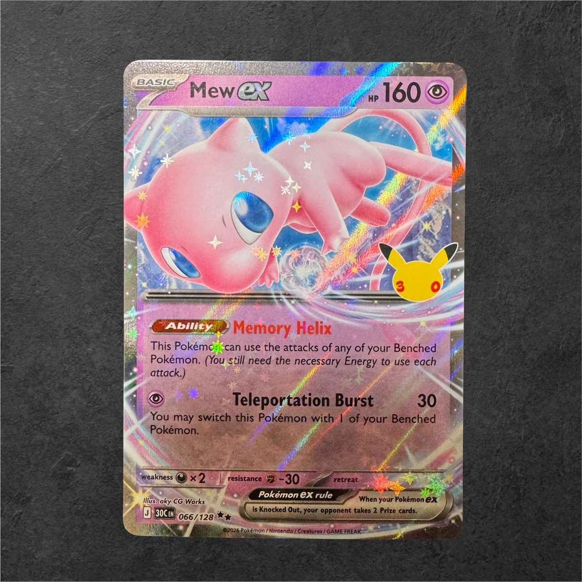 30th Celebrations Pikachu, ex and promos - Choose your card