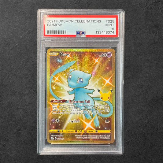 Mew | #025 | PSA 9 | Celebrations | English | 2021