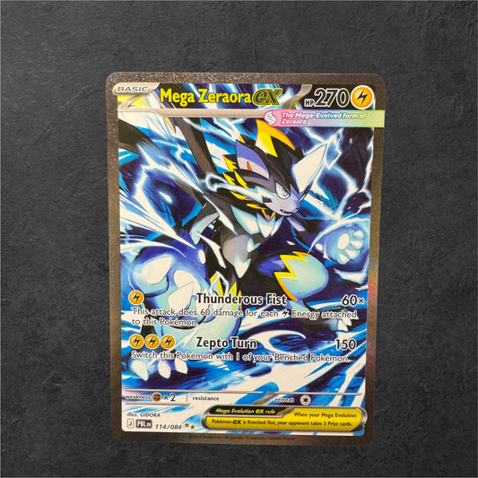 Mega Zeraora ex | #114 | NM | Pitch Black | English | 2026