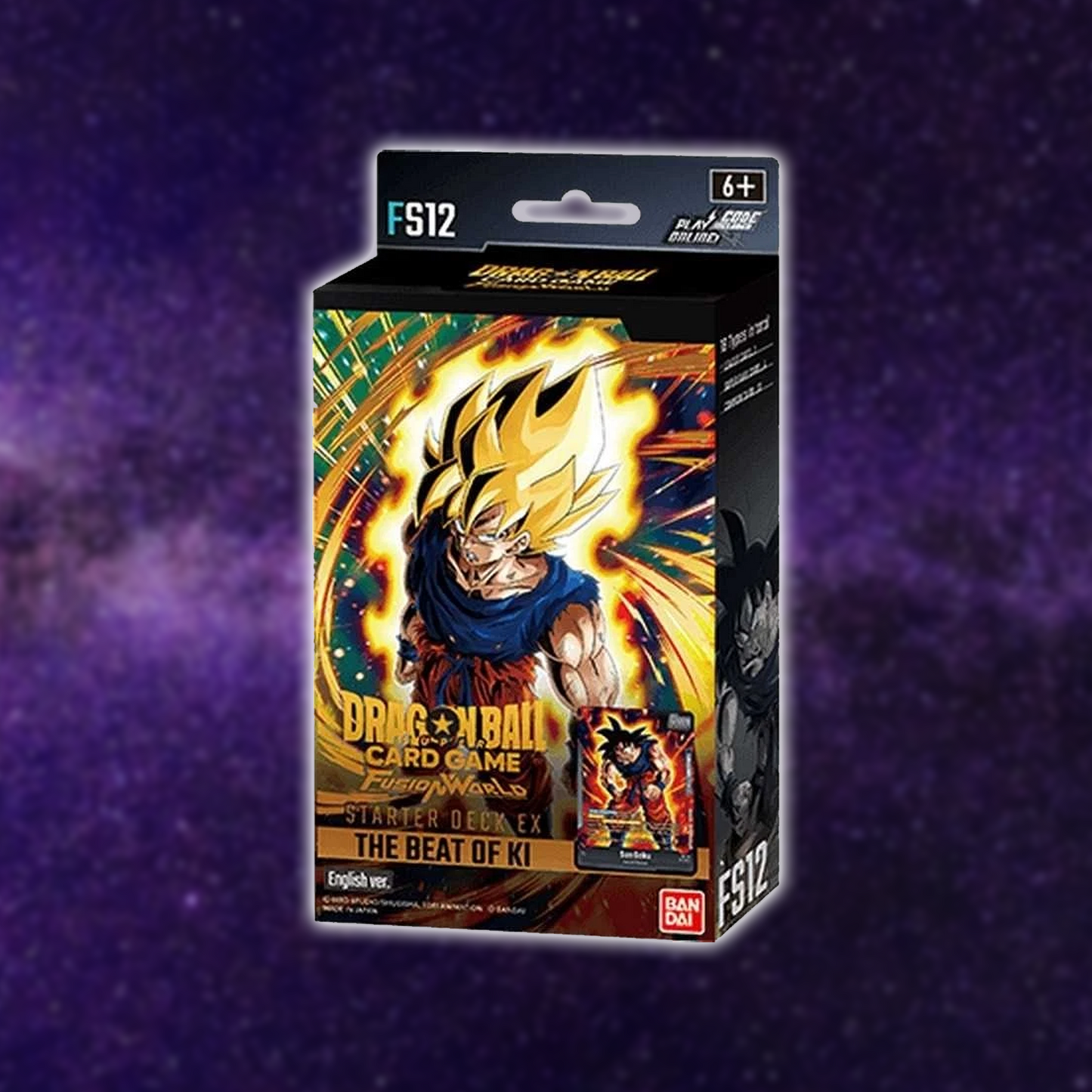 Dragonball Super CG FS12 EX Deck The Beat of Ki