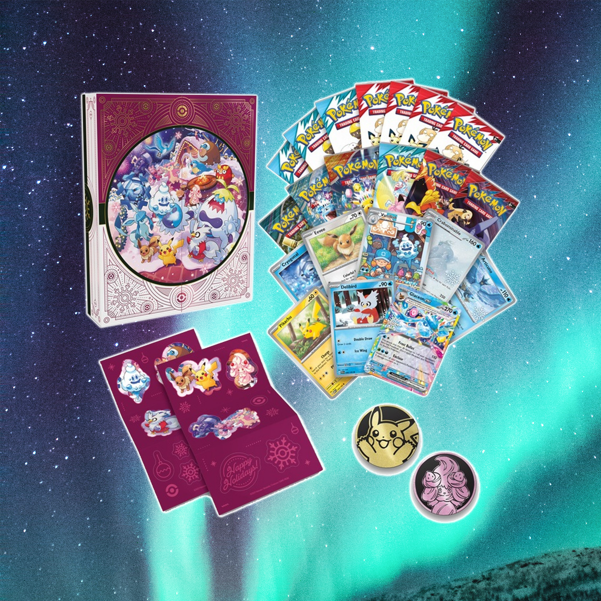 Pokemon Holiday Pokemon 2025 Holiday Calendar Sealed - 68 Cards, Booster Packs, Promos, Stickers & Coin Pokemon Holiday Calendar 2023 Pokemon Holiday Pokemon 2025 Holiday Calendar Sealed - 68 Cards, Booster Packs, Promos, Stickers & Coin Pokemon Holiday Calendar 2023