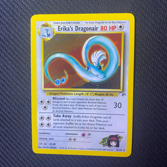Erika's Dragonair | #4 | NM/LP | Gym Heroes | English | 2000