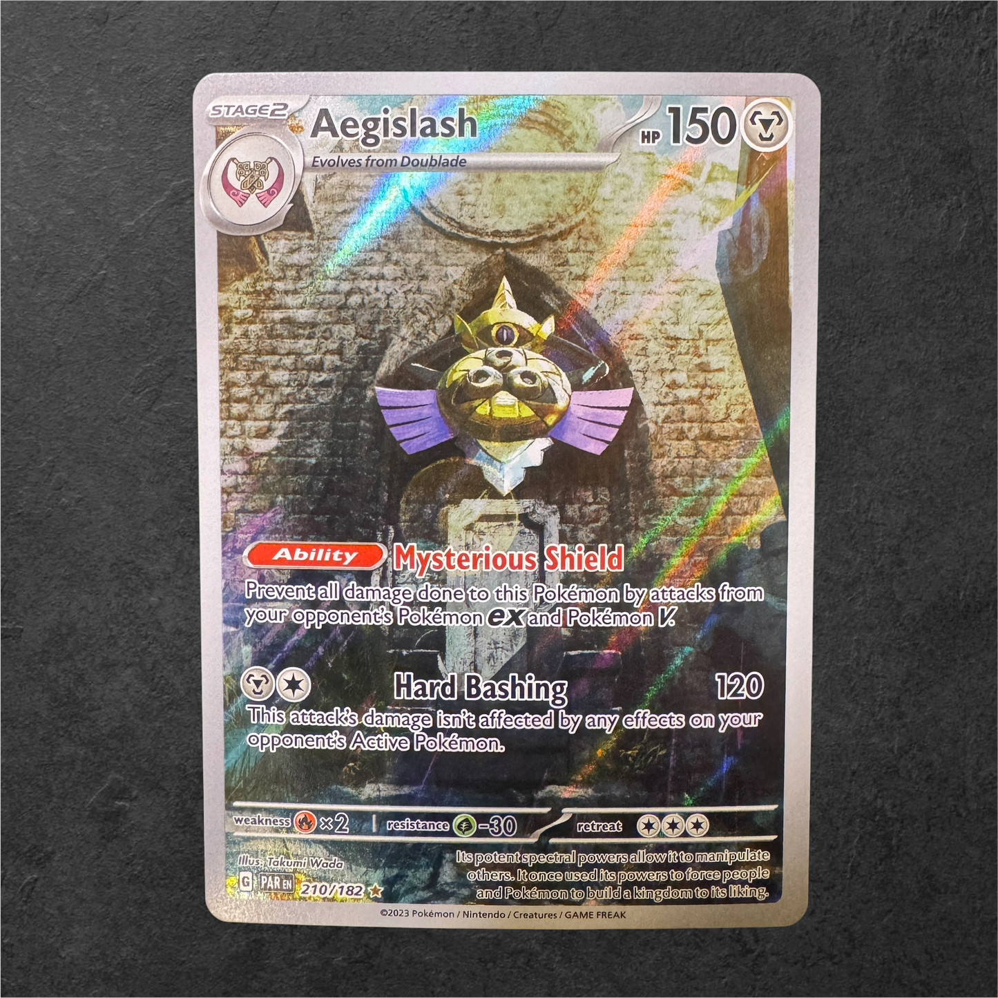 Aegislash | #210 | NM | Paradox Rift | English | 2023