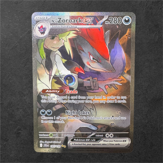 N's Zoroark EX | #185 | NM | Journey Together | English | 2025