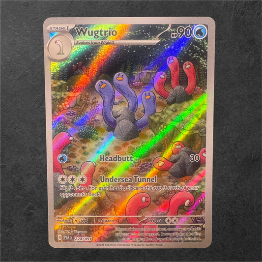 Wugtrio | #224 | NM | Paldean Fates | English | 2024