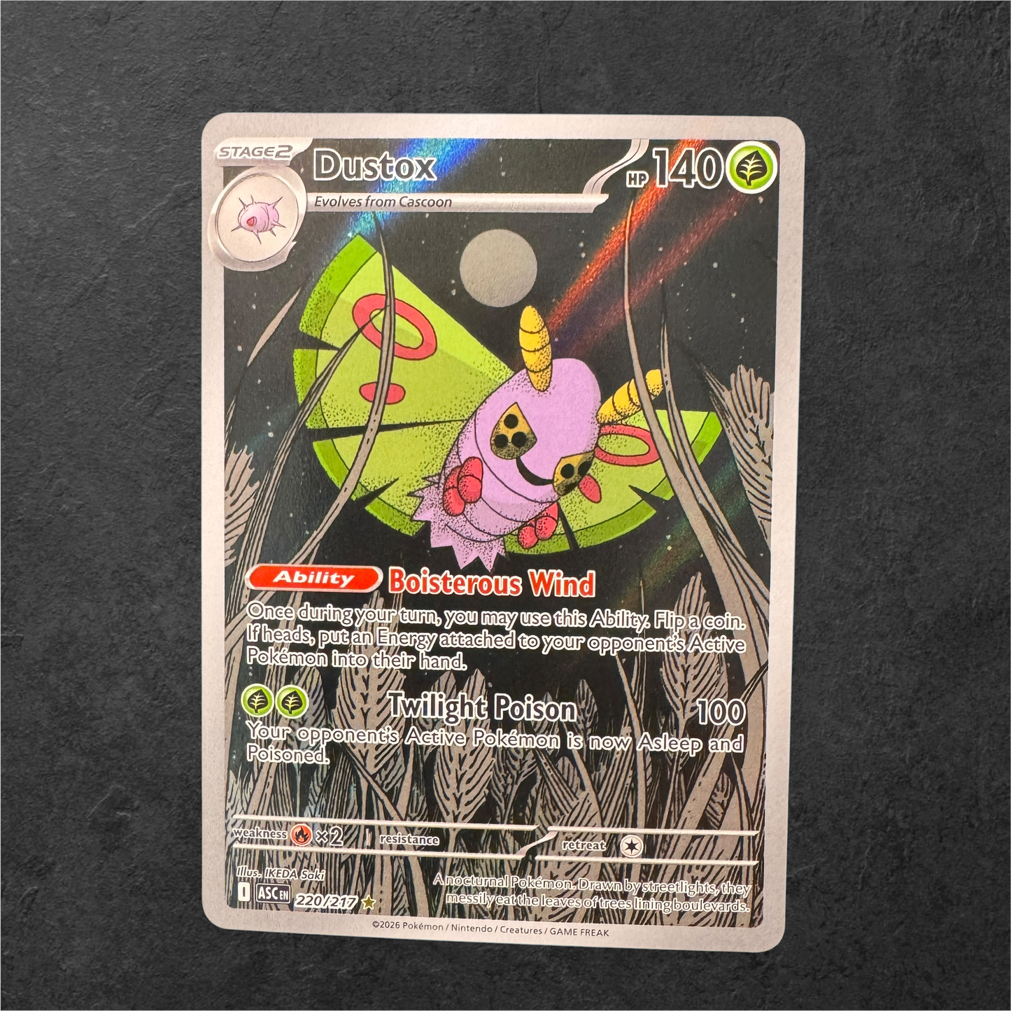 Dustox | #220 | NM | Mega Evolution - Ascended Heroes | English | 2026