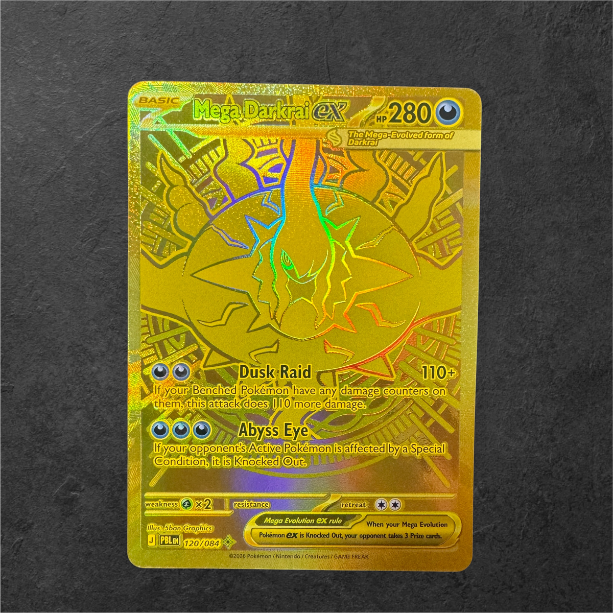 Mega Darkrai ex | #120 | NM | Pitch Black | English | 2026 (2)