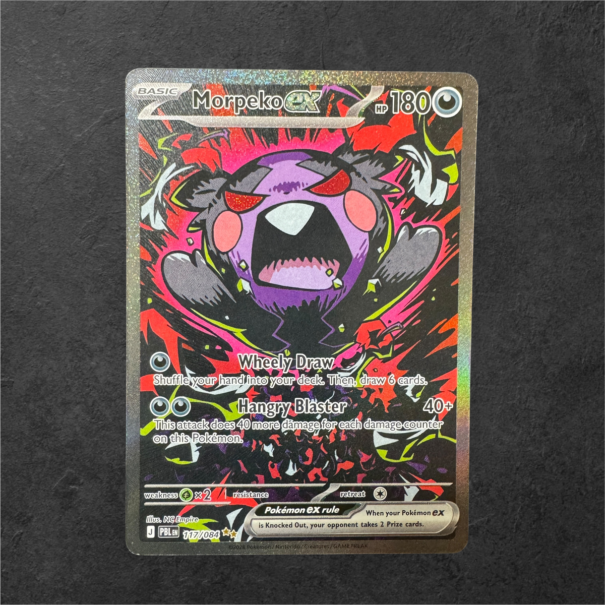 Morpeko ex | #117 | NM | Pitch Black | English | 2026