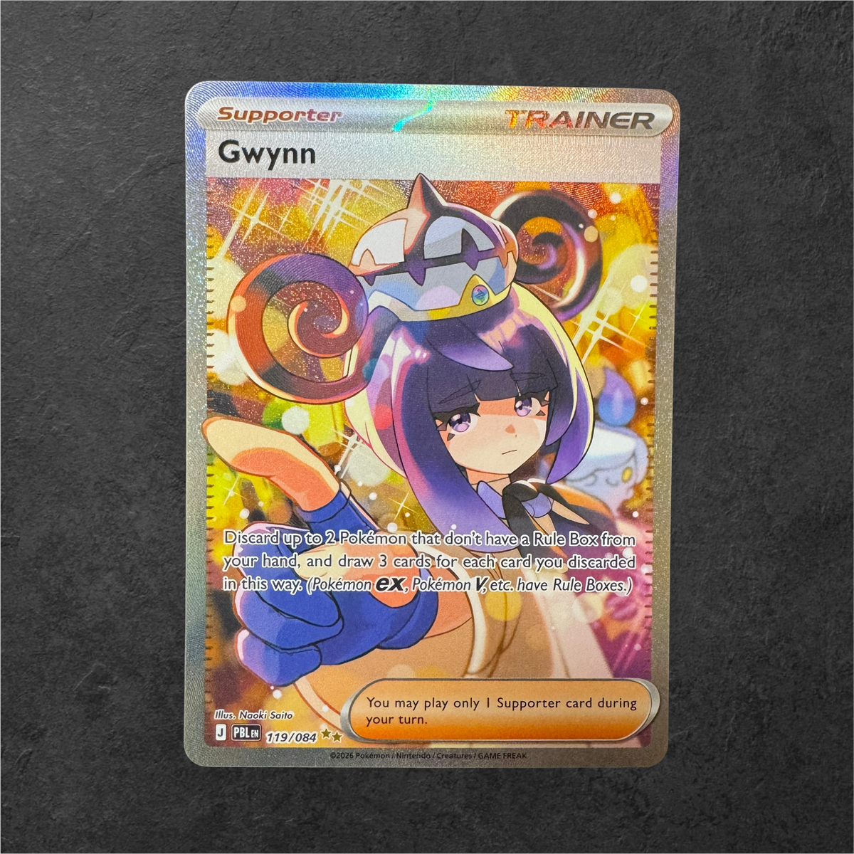 Gwynn | #119 | NM | Pitch Black | English | 2026