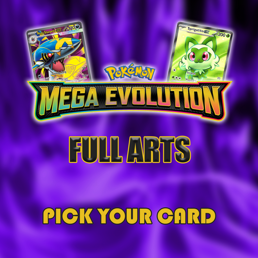 Mega Evolution Full Arts - Pick Your Card