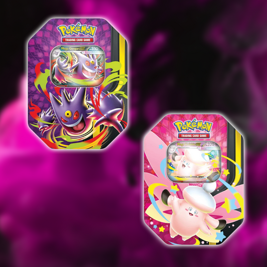 Mega Moonlit Tins (Mega Gengar/Clefable)