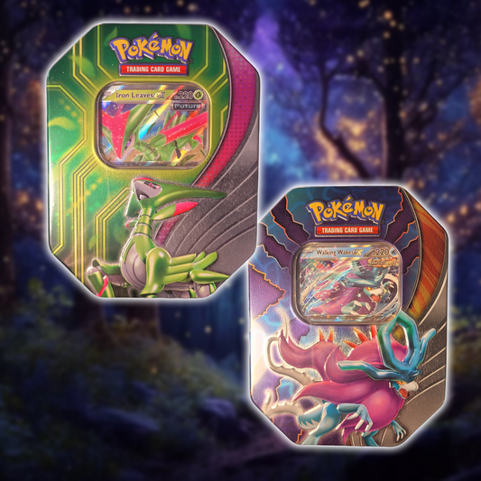 Paradox Clash ex Tins Walking Wake/Iron Leaves
