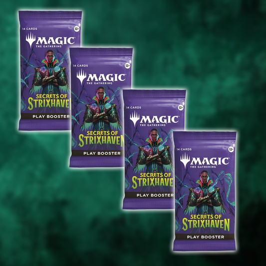 Magic the Gathering: Secrets of Strixhaven -  4x Play Booster Bundle