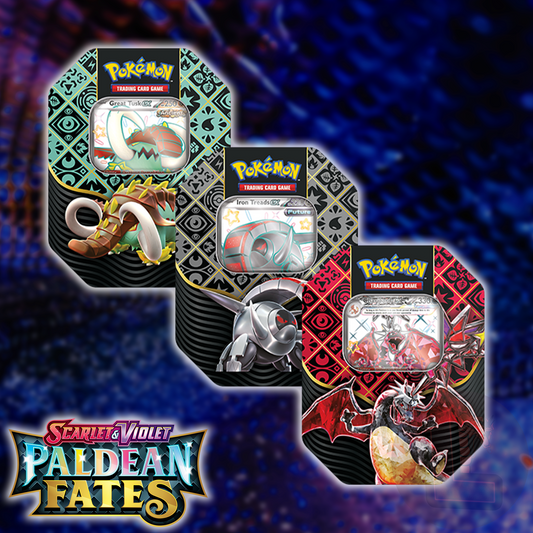 Paldean Fates Tins Case of 6