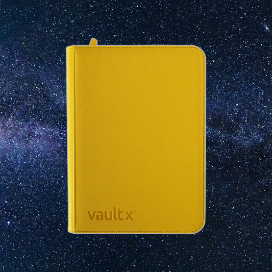 Vaultx 9-Pocket Exo-Tec Zip Binder Sunrise Yellow