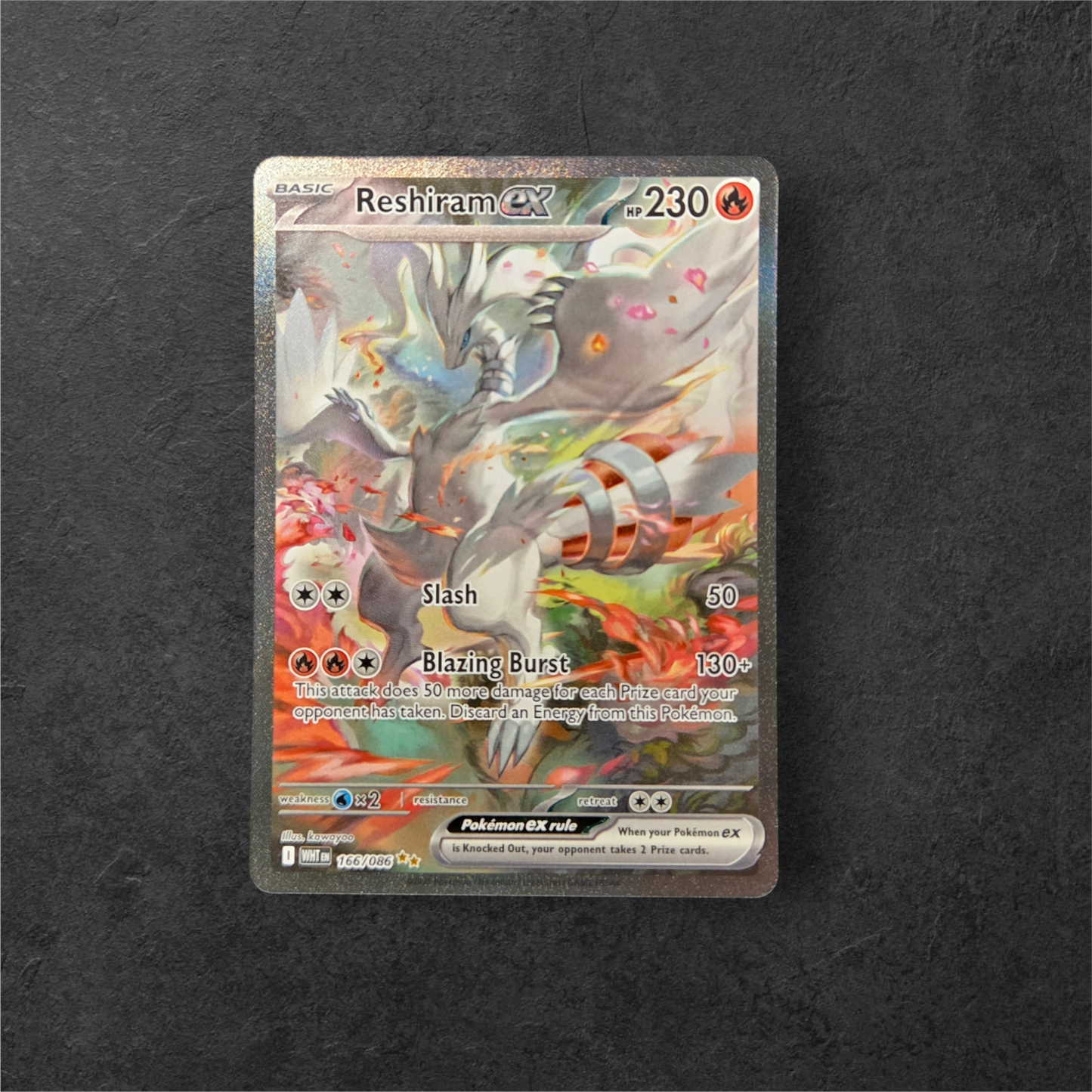 Reshiram ex | #166 | LP | 158 | English | 2025