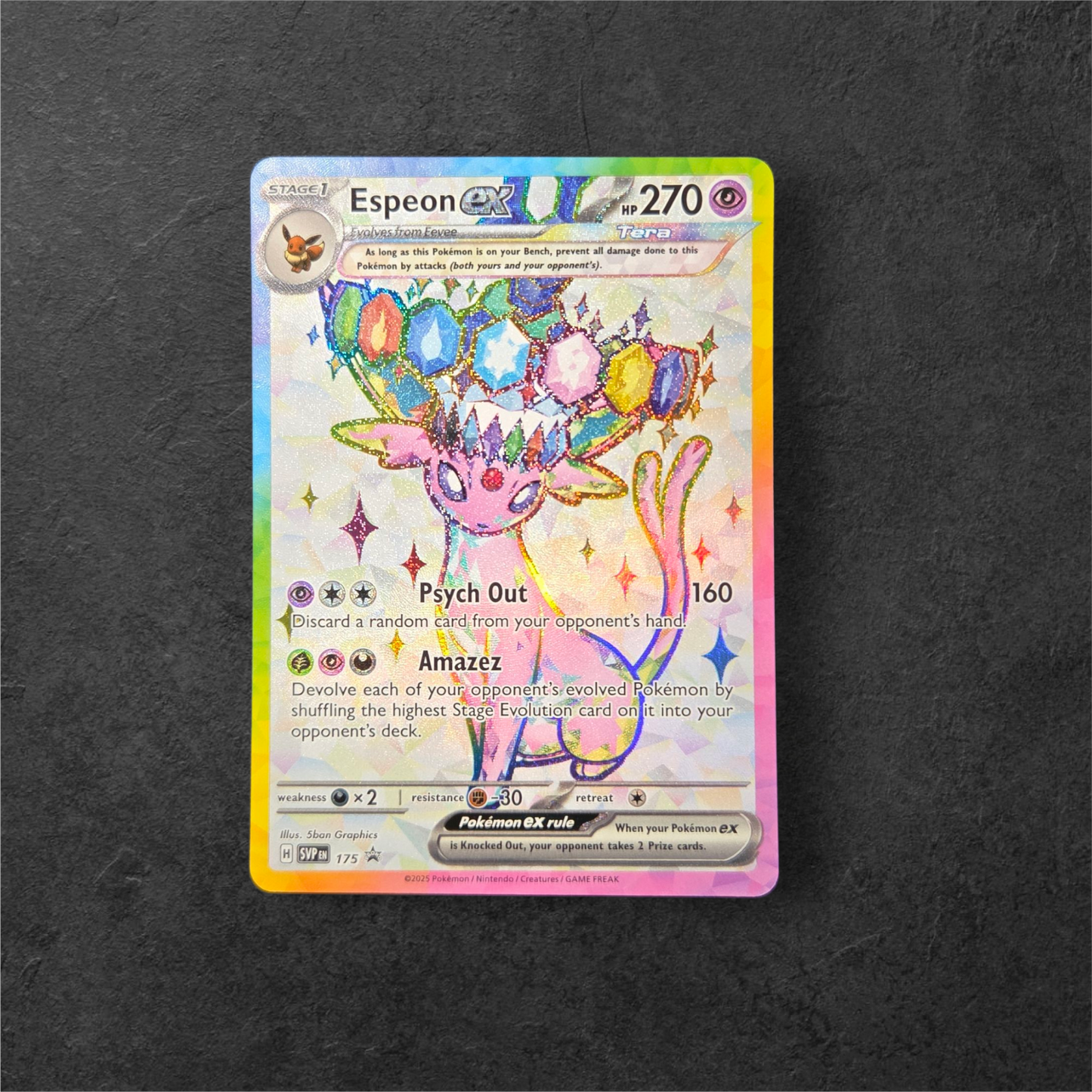 Espeon ex | #175 | NM | Prismatic Figure Collection | English | 2025