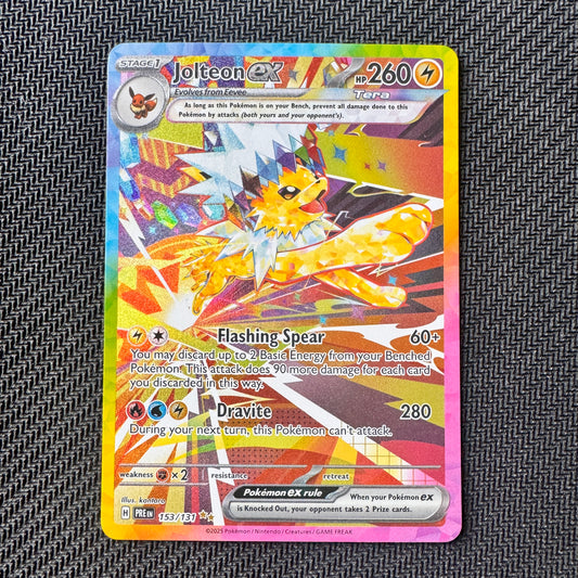 Jolteon ex | #153 | NM | Prismatic Evolution| English | 2025